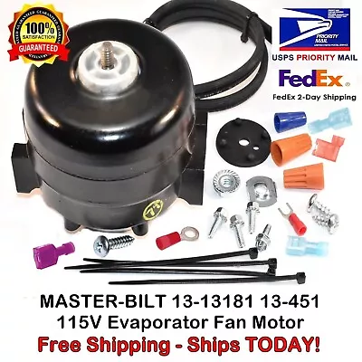 MASTER-BILT 13-13181 13-451 115V Fan Motor Upgrade 6W To 9W Ships TODAY! • $79.40
