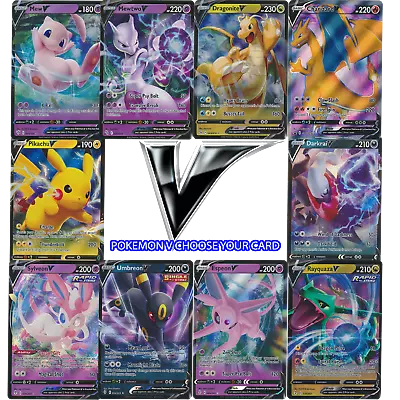 $2.50 • Buy Pokemon V VMAX VSTAR EX GX Holo Rare Choose Your Card 100% Authentic Cards NM