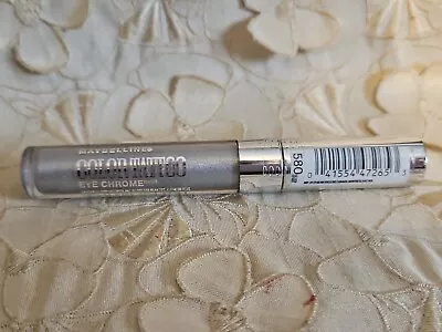 Maybelline-New York-Color Tattoo-Eye Chrome-#580 Silver Spark-GREAT SHADE! SEAL! • $6.25