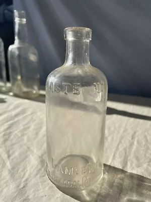 Vintage LISTERINE BOTTLE Lambert Pharmacal Co Embosse Medicine Glass • $9.99