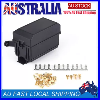 6 Way Fuse Relay Holder Box Socket For Auto Car SUV Off Road Pickup Truck AUS • $16.73