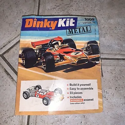 Dinky 1971 Metal Kit 1009 Lotus F1 New • £34.99