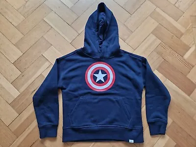 New Without Tags Boys GAP Marvel Captain America Hoodie Age 8-9 Years • £9.99