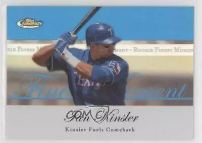 2007 Topps Finest Rookie Finest Moments Blue Refractor /299 Ian Kinsler #RFM-IK • $1.69