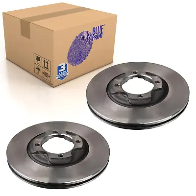 Pair Of Front Brake Disc Fits SAO Penza Mazda 323 BF BW BW Blue Print ADM54311 • $58.42