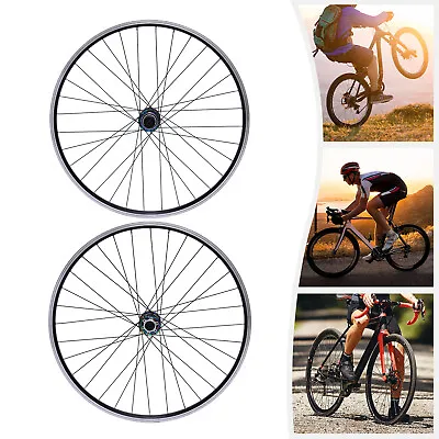 29  MTB Bike Wheel Set Quick Release Aluminum Alloy Hub Disc Brake Rim • $95