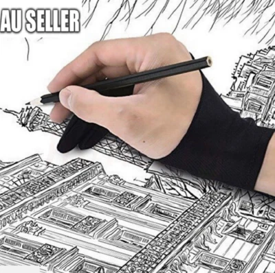 $3.25 • Buy Professional S/M/L Size Graphic Tablet Artist Sketch Drawing Two Finger Glove