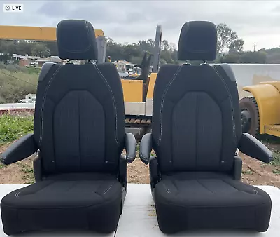 PACIFICA OEM Seats  Pulled Out Black Cloth Van Transit Trucks Jeep Hotrod • $420