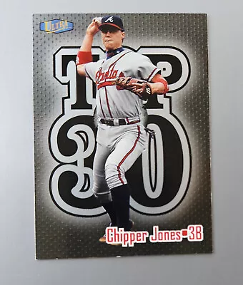 Chipper Jones 1998 Fleer Ultra Top 30 Insert • $2.50