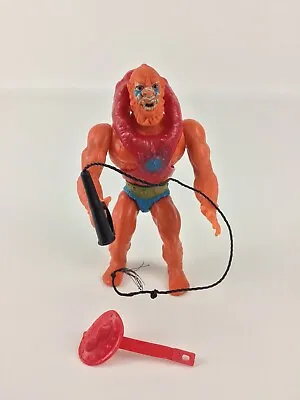He-Man Masters Of The Universe Beast Man Figure W Armor & Whip MOTU Vintage 1982 • $25.56