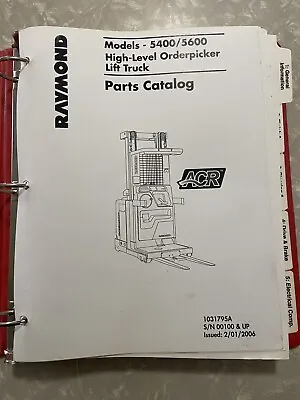 Raymond 5400/5600 High-Level Order Picker / Lift Truck: Parts Catalog • £48.21