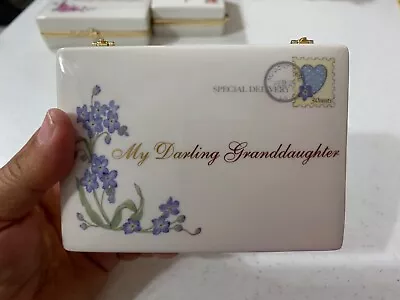 Ardleigh Elliott  MY DARLING GRANDAUGHTER  Porcelain Music Box 2005 Ltd Ed. #'d • $9.99