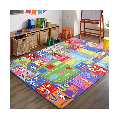 HOMORE Kids Educational Rug Kids Collection Area Rug For Learning Alphabet ... • $73.23