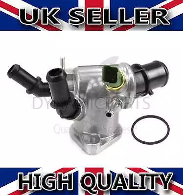 Thermostat Housing With Sensor For Saab 9-3 9-5 Fiat Grande Punto 1.9 71754778 • £37.87