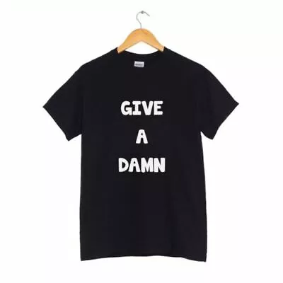 $21.90 • Buy Give A Damn | T Shirt MANY COLOURS | Hipster  Clothing Alexa Chung