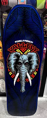 Powell Peralta Mike Vallely Skateboard Deck Blue Elephant Reissue New • $85