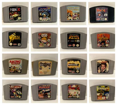 Nintendo 64 N64 Games - Various Titles - Multi Listing - PAL - Carts • £16