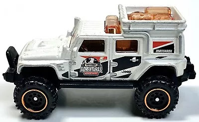 Matchbox Jeep Wrangler Superlift  White Adventures World Tour 1:62 LOOSE • $7.99
