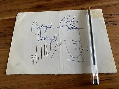 Ian Gillan Band Autographs Ian/bernie Torme/colin Towns/mick Underwood • £13