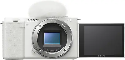 Alpha ZV-E10 - APS-C Interchangeable Lens Mirrorless Vlog Camera - White • $1077.88
