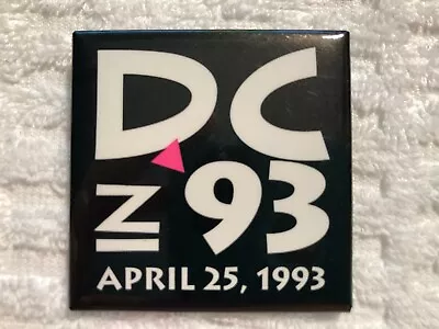 1993 - March On Washington Button - Gay Rights • $18.95