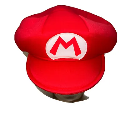 Nintendo Licensed SUPER MARIO BROS Child Boys Adult Hat Costume Halloween Red • $9.90