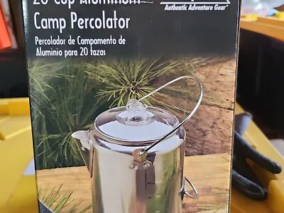 Texsport 20 Cup Percolator Vintage Camping Fun New In Box • $10.99