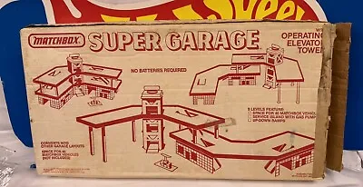 Vintage 1978 Matchbox Super Garage In Box • $59.90