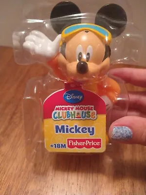Disney Fisher Price Mickey Mouse Clubhouse Orange Scuba Diver Bath Toy Figure • $5.29