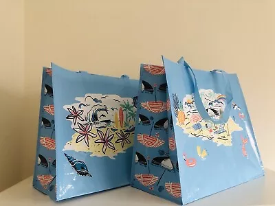 Vera Bradley Market Tote Set Of 2 BEACH TREASURES Reusable Shopping/Gift Bags • $29.99