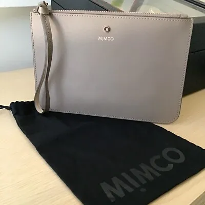 MIMCO Supermicra Taupe-Coloured Clutch- Pouch With Wristlet/New • $31.97