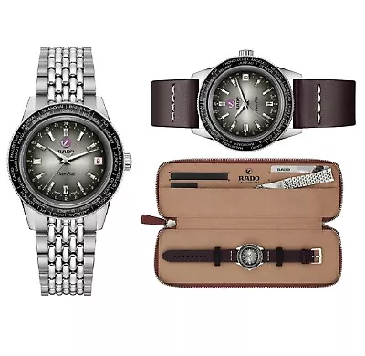 Rado Captain Cook Over-Pole Limited Edition Men's Watch W/ 2 Bracelets R32116158 • $1990