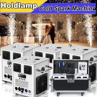 700W Cold Spark Machine DMX 2CH Stage Flame Effect DJ Event +Remote +Flight Case • £199.99