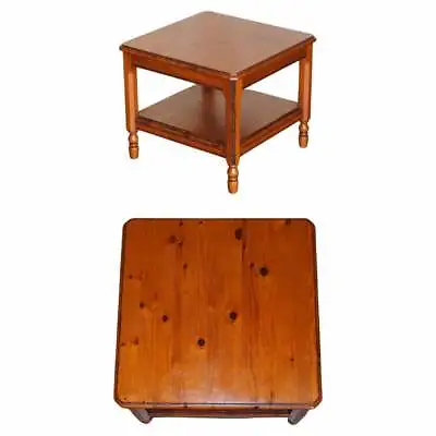 Lovely Vintage Knotty Pine Wood Side End Lamp Wine Table • $342.39