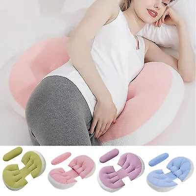 Pregnancy Women Sleep Pillow Belly Side Maternity Nursing Waist Support Cushion • £23.09