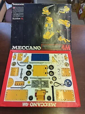 £57.50 • Buy Vintage Meccano Motorised Set  4M, 1974, 100% Complete In Original Box, Manual