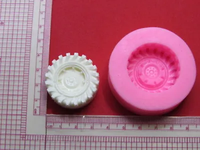 Medium Wheel Vehicle Car Silicone Mold Fondant Cupcake Gumpaste #3P Sugarcraft • £3.75