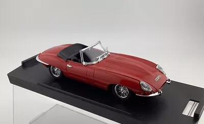 Box Model 1/43 Scale Diecast Model Car 8460 - Jaguar E-Type Convertible Red • £24.99