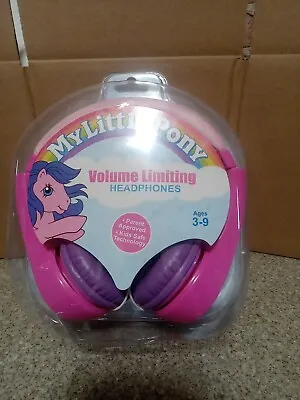 My Little Pony Sakar Kids Safe Over The Ear Headphones Volume Limiter 7 • $15.20