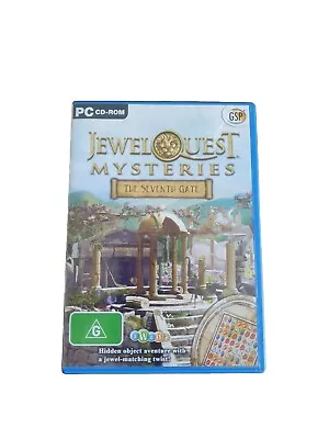 Jewel Quest Mysteries The Seventh Gate 7th - Windows PC CD ROM Puzzle • $7.14