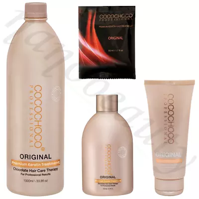 Cocochoco Original Brazilian Hair Keratin Treatment Straightening + Shampoo Kit • £14.99