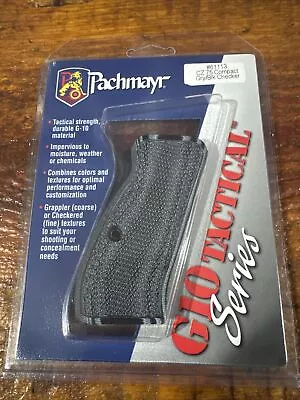 Pachmayr G10 Tactical Grip For CZ 75 Compact Models. Gray/Black Check. 61113 • $20.40