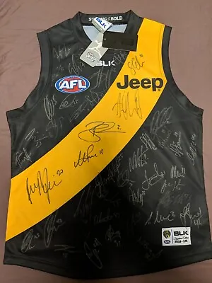 $499 • Buy Richmond Signed 2016 Team AFL Guernsey W/ Certificate Of Authenticity