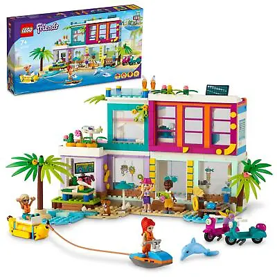 £38.99 • Buy LEGO Friends Vacation Beach House Set With Mini-Dolls And Figures Playset 41709