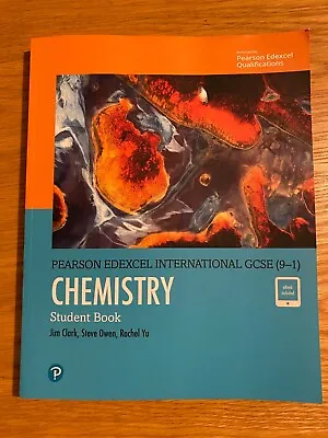 Pearson Edexcel International GCSE 9-1 Chemistry Student Book Includes EBook • £25