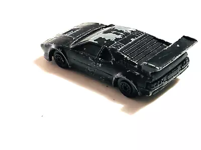 MC In Matchbox 1.64 Scale BMW M1 Diecast Toy Vintage Racing Car Black • £9.99