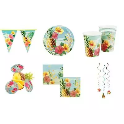 £4.49 • Buy Boland Hawaiian Luau Beach Party Tableware & Decorations