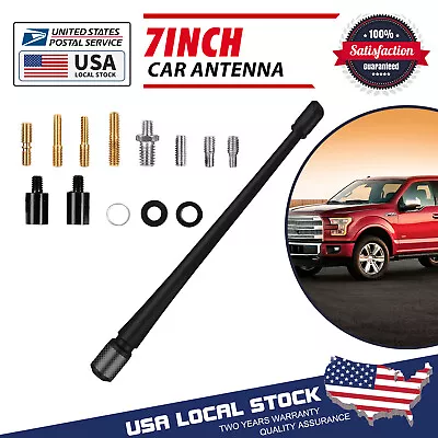 7  Short FM AM Mini Stubby Car Antenna Mast For Ford F150 & Super Duty Trucks • $10.99