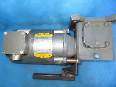 Baldor VM3538 1/2HP 1725RPM Motor W/ Gear Reducer + 1 Year Warranty • $199.99