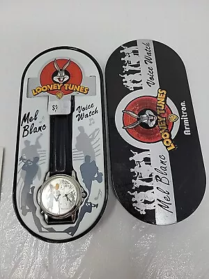 Armitron Looney Tunes Mel Blanc Daffy Duck Watch W/Tin Box • $24.99